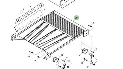 Зернова дошка John Deere AH226778 AH226554 AH216253 AH211409 AH229379 AXE17166 AH226778 AH226554 AH216253 AH211409 AH229379 AXE17166 фото